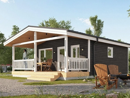 Модульный дом-баня Сканди 53