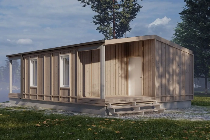 Модульный дом симпл 58 д. Куликово