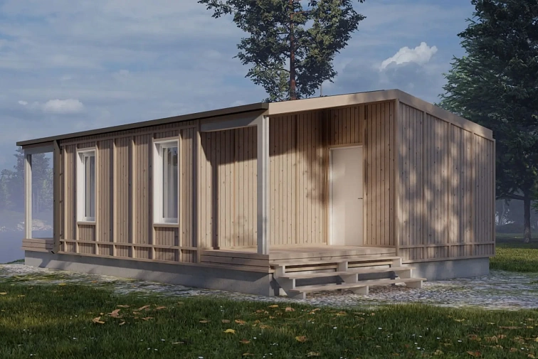 Модульный дом симпл 58 д. Куликово