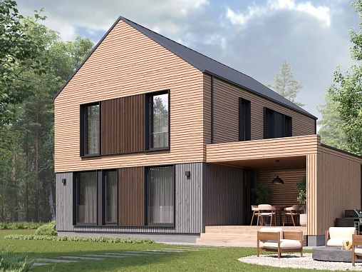 Модульный дом Экохаус 233