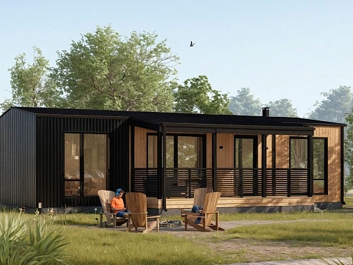 Модульный дом Барн 87